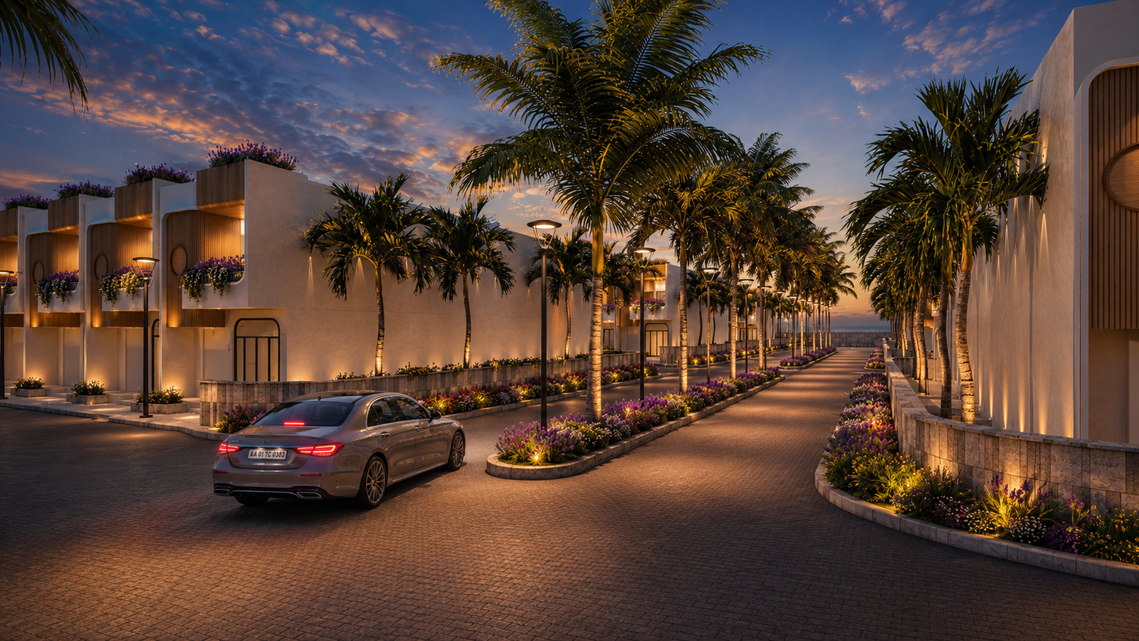 Main Road Sunset